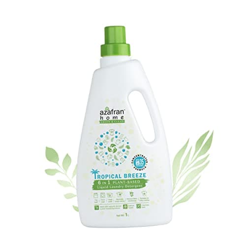 Azafran Tropical Breeze 6 In 1 Eco-Friendly Liquid Laundry Detergent, 1L