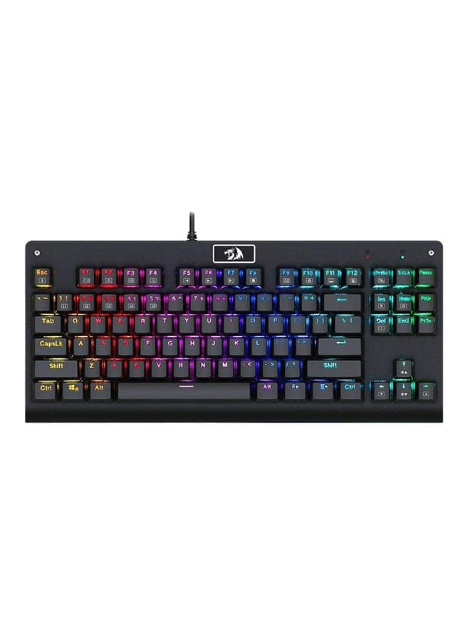 K568 DARK AVENGER Rainbow MECHANICAL GAMING KEYBOARD - (RED SWITCHES) - Spill-proof - Double Injection KeyCaps - Anti Ghosting All keys