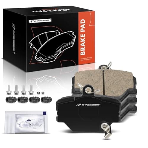 A-Premium Front Ceramic Brake Pads Set Compatible with Smart Fortwo 2005-2015, 4-Pack