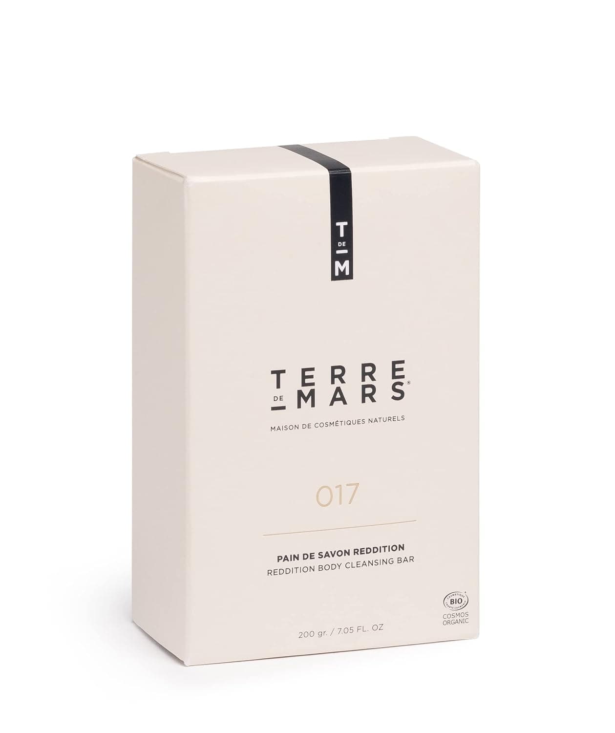 TERRE DE MARS Reddition Body Cleansing Bar, Certified Organic, Made in France, Vegan and Cruelty Free (7.05 Oz)