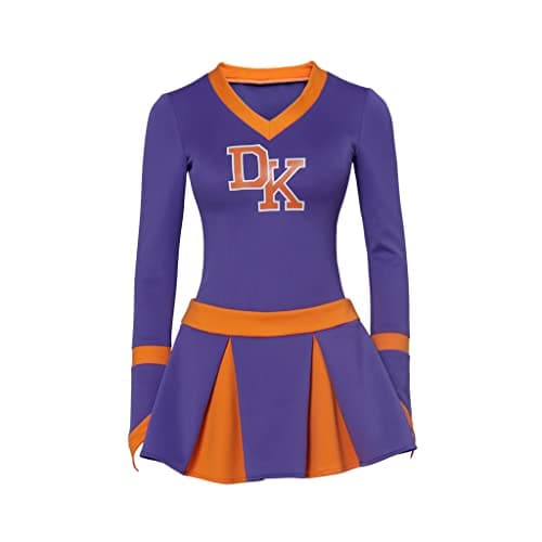 VintageCos Jennifer Body Costume Uniform DK High School Cheerleader Costume Jennifer Check Cosplay Megan Fox Outfit