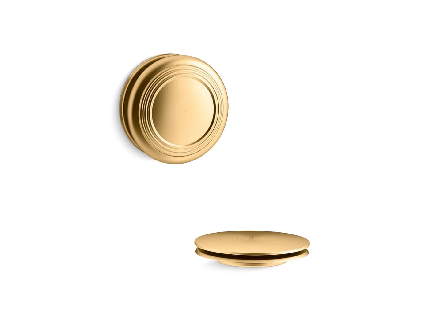 KOHLER PUREFLO™ BATH DRAIN TRIM - TRAD PUSH