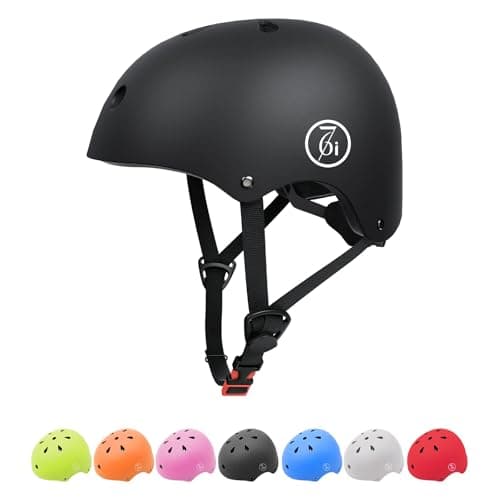 67i Bike Helmet for Adults Scooter Skateboard Helmet Cycling Bicycle Helmets for Men Women Youth Lightweight Adjustable for Multi-Sports Skateboarding with 11 Vents (L, Black)
