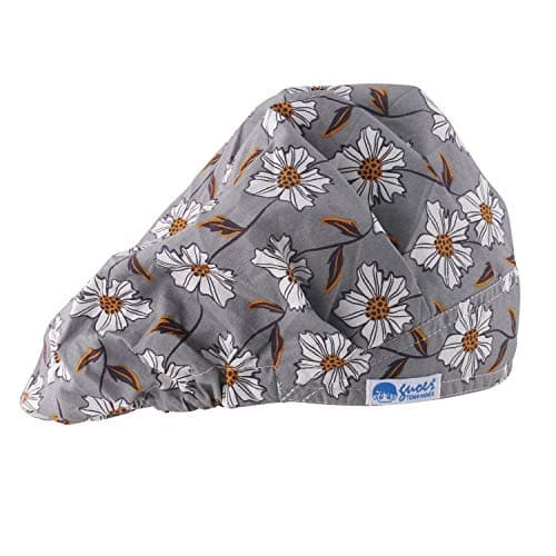 GUOER Hat Bouffant Cap One Size Multi Color (Gray01)