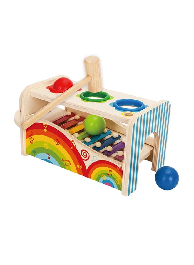 Colourful Enlightenment Arithmetic Educational Xylophone Table Toy Game For Kids 30.4x14.5x14cm