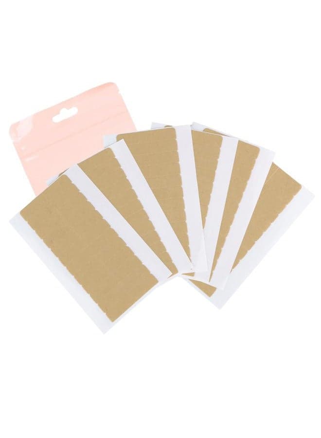 Double Sided Adhesive Tape, Professional Strong Tapes for Tape in Hair Extensions, 72pcs, 1.6 * 0.3inch per Piece