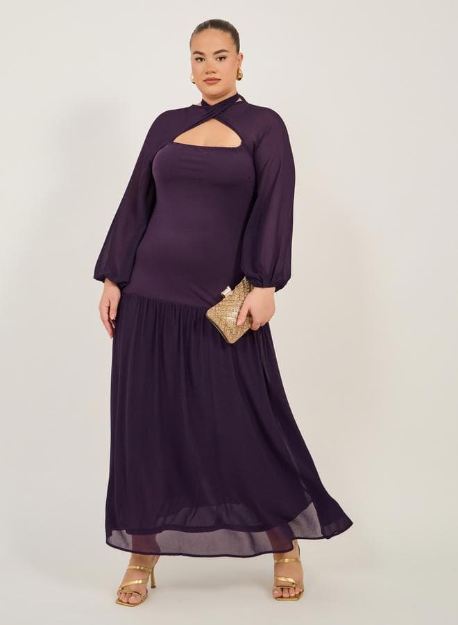Plum Maxi Dress — 6XL