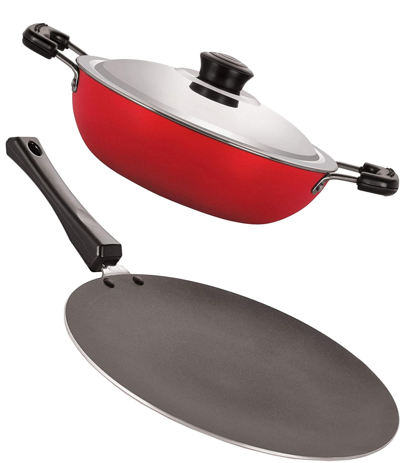 Nirlon Nonstick Rakshabandhan Roti Tawa Kadhai Combo Cookware Gift Offer