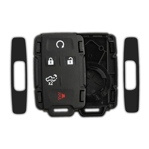 Remote Key Fob Shell 5bth Lift Gate Case for Chevrolet Silverado GMC Sierra (M3N-32337200, 84209236)