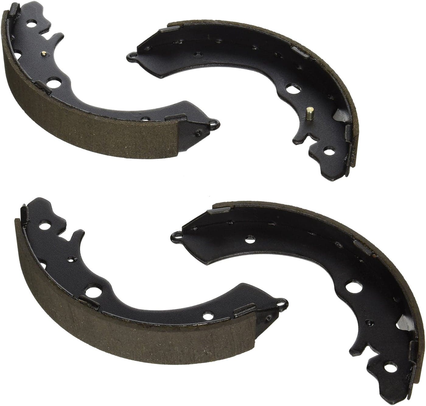 BOSCH BS627 Blue Drum Brake Shoe Set Compatible With Select Honda Accord Civic CRV Fit REAR