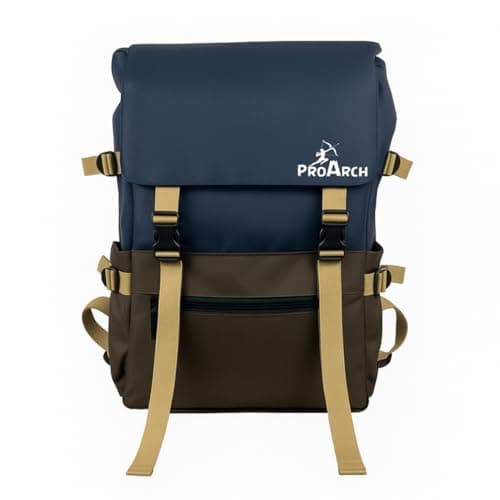 ProArch Atlas Laptop Backpack for Men & Women | Waterproof Travel Backpack | Stylish Office Bag for 15.6 Inch Laptop, College, Business, Casual & Outdoor Use (BlueChocolate)