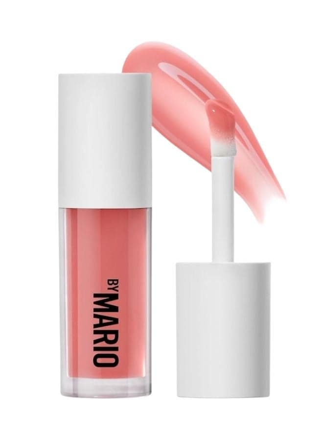 MAKEUP BY MARIO Hydrating SuperShine™ Lip Gloss 5ml – Shade Rose Crush – Nourishing, High-Shine, Non-Sticky, Comfortable Wear