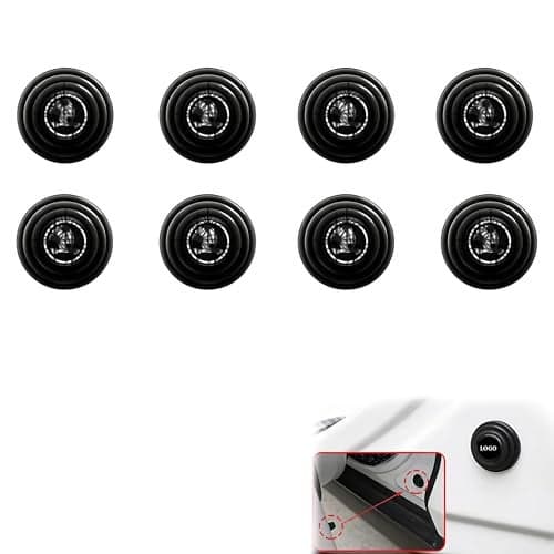 Pivdo 8Pcs Car Shock Absorber Protector Rubber Guard Pads for Shock Absorption Compatible for Slavia, Kushaq, Kodiaq, Kylaq, Superb, Rapid, Octavia, Fabia, Laura, Karoq