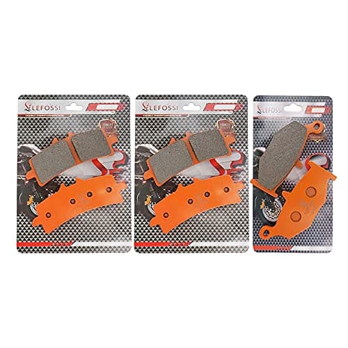 LE LEFOSSI Front and Rear Carbon Fiber Brake Brake Pads Compatible with for Fit for Suzuki Hayabusa 1300 GSX1300R GSX 1300 R 2013 2014 2015 2016 2017 2018 2019 2020 2021 2022 2023 2024 FA447F FA419R
