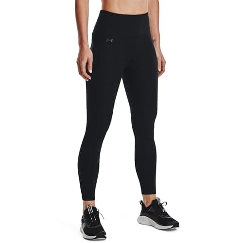 Under Armour Womens Motion Ankle Leggings, Black (001)/Jet Gray, Large