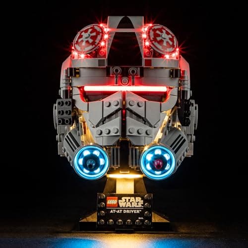 BRIKSMAX 20 Light Kit for Lego75429 atat Driver Helmet Led Lighting Compatible with Lego Star Wars Building Set Not Include Lego Set