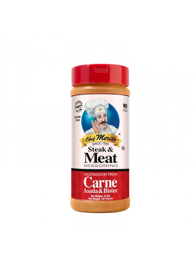 Chef Merito Carne Asada Meat Seasoning, 14 Ounce