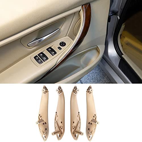 CHUANGHUI Car Door Handle for BMW 3 Series F30 F31 2013-2018 Interior Door Handles Replace Cover Car Door Handle 320i 328i 330i 335i 340i (Beige)