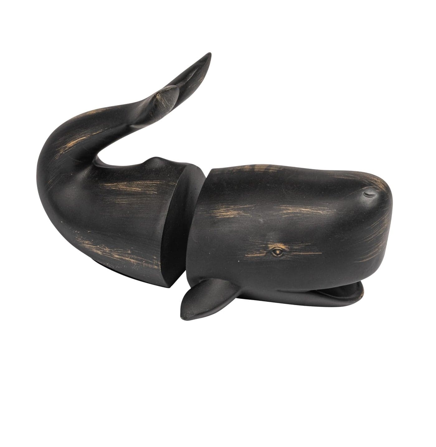 Creative CoOp Whale Shaped Resin Bookends Set of 2 Pieces