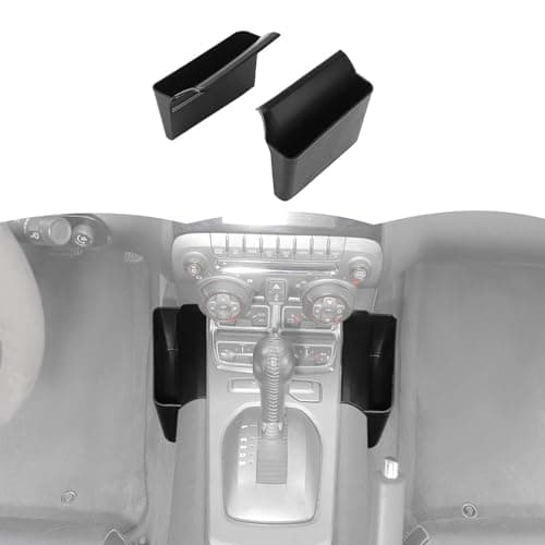 RT-TCZ Center Console Gear Shift Storage Box Tray Organizer Accessories Compatible with Chevy Camaro 2010-2015