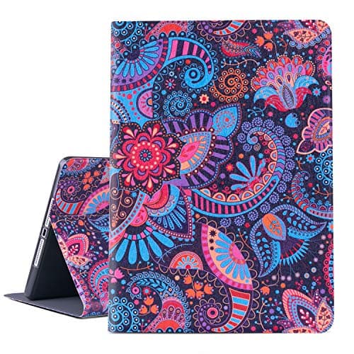 Vimorco for iPad 9.7 inch 2018/2017 Case,Premium Leather, Protective Hard Shell Cover for Apple iPad Air 1/2 for iPad 6th/5th Generation with Auto Wake/Sleep,Art