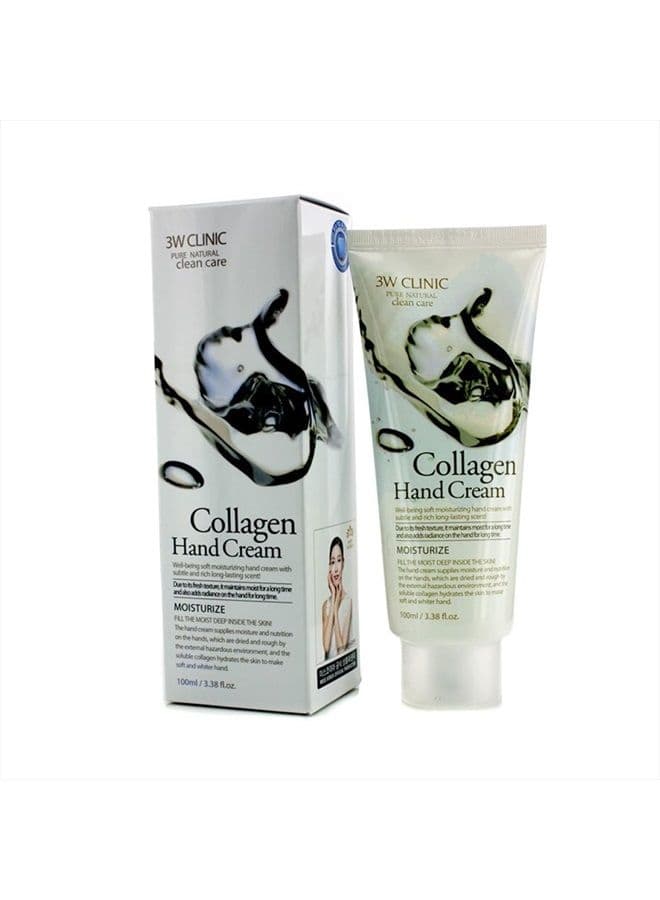 Hand Cream, Collagen, 3.38 Ounce