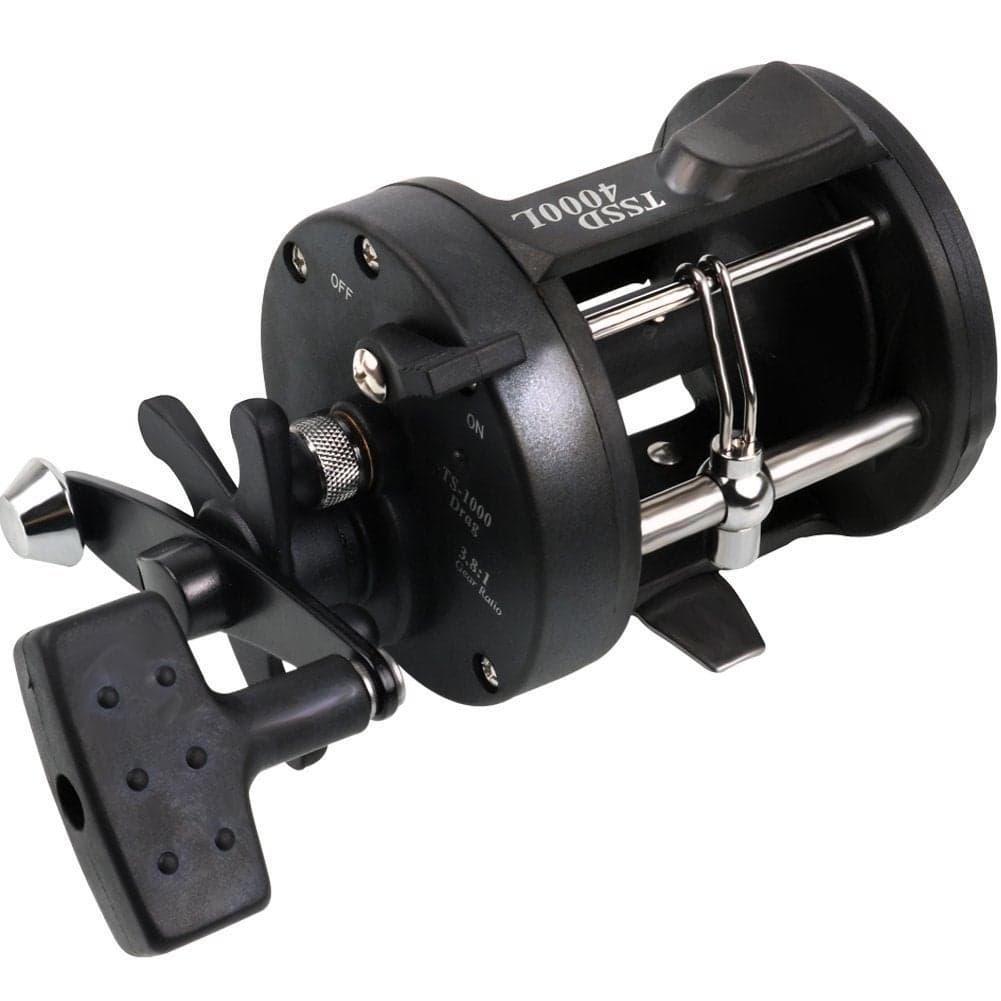 Sougayilang Round Baitcasting Fishing ReelSaltwater Inshore Surf Trolling ReelConventional Reel for CatfishMuskyBassPikeSalmonSteelheadStriper and Inshore Saltwater Fishing Reel