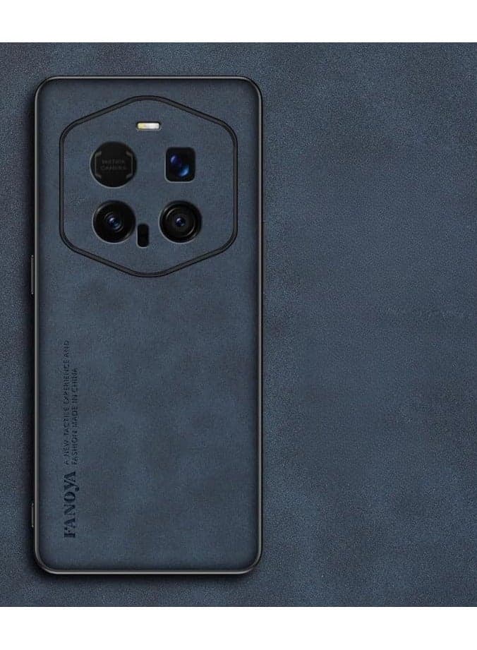 Classical Elegant PU Leather Phone Case, Matte Frosting Surface Soft TPU Silicone Rubber Phone Cover Compatible with Honor Magic 7 RSR , Anti-fingerprint Full Body Strong Protection