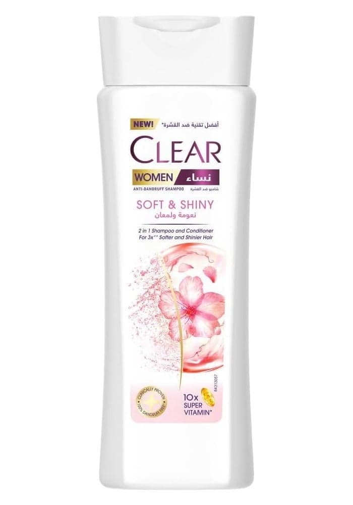 Clear Women Anti-Dandruff Shampoo Soft & Shiny 200ml