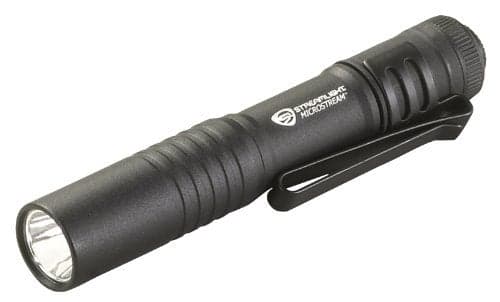 Streamlight 66318 MicroStream 45Lumen Everyday Carry Pocket Flashlight with AAA Alkaline Battery Black