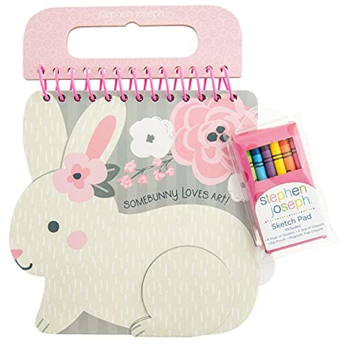 Stephen Joseph Shaped Sketch Pad Bunny