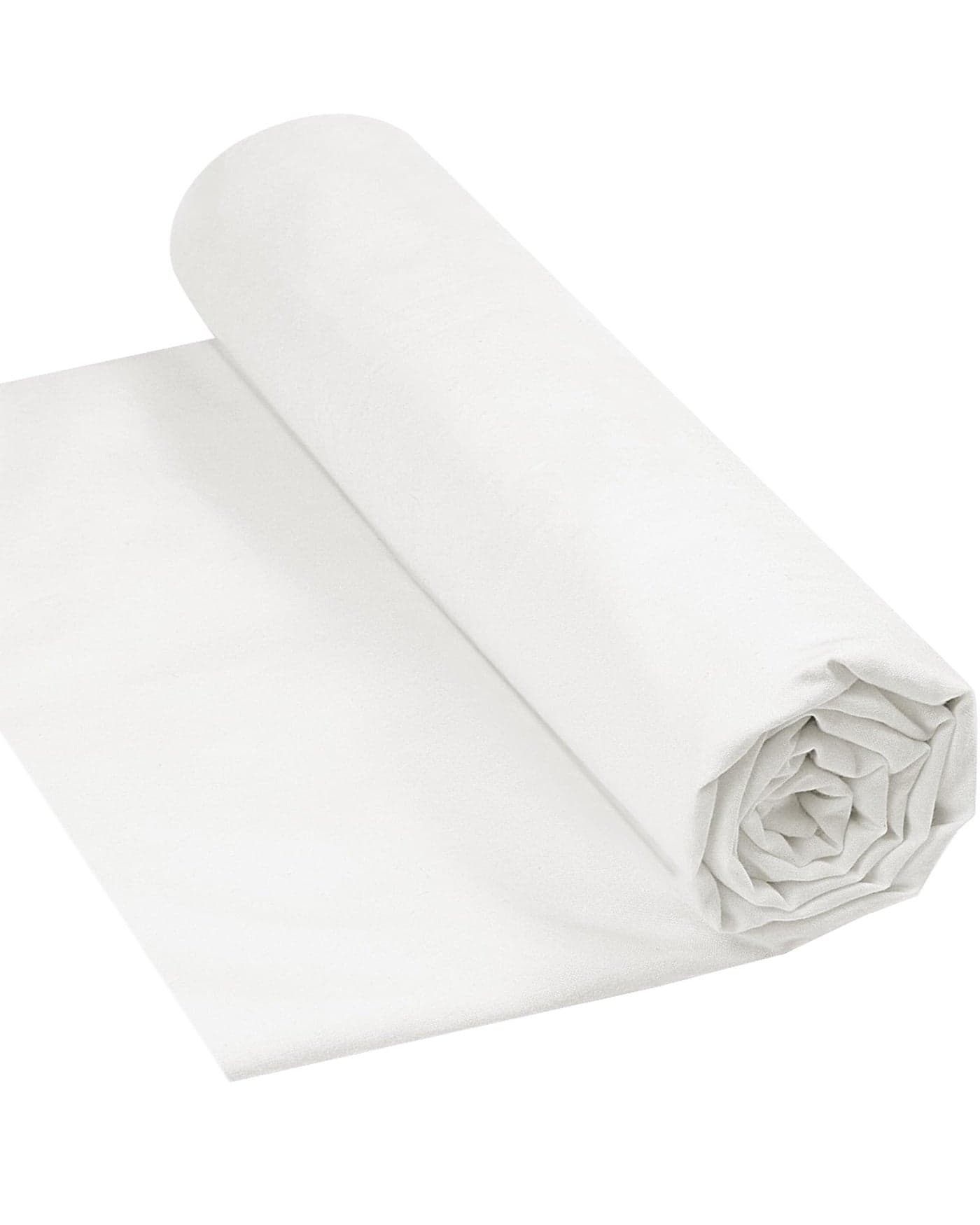 HOTGODEN Light Weight 100 Cotton Muslin Fabric 59 inch x 2510 Yards Bleached Muslin Linen Fabric Material for Sewing Material Apparel Cloth