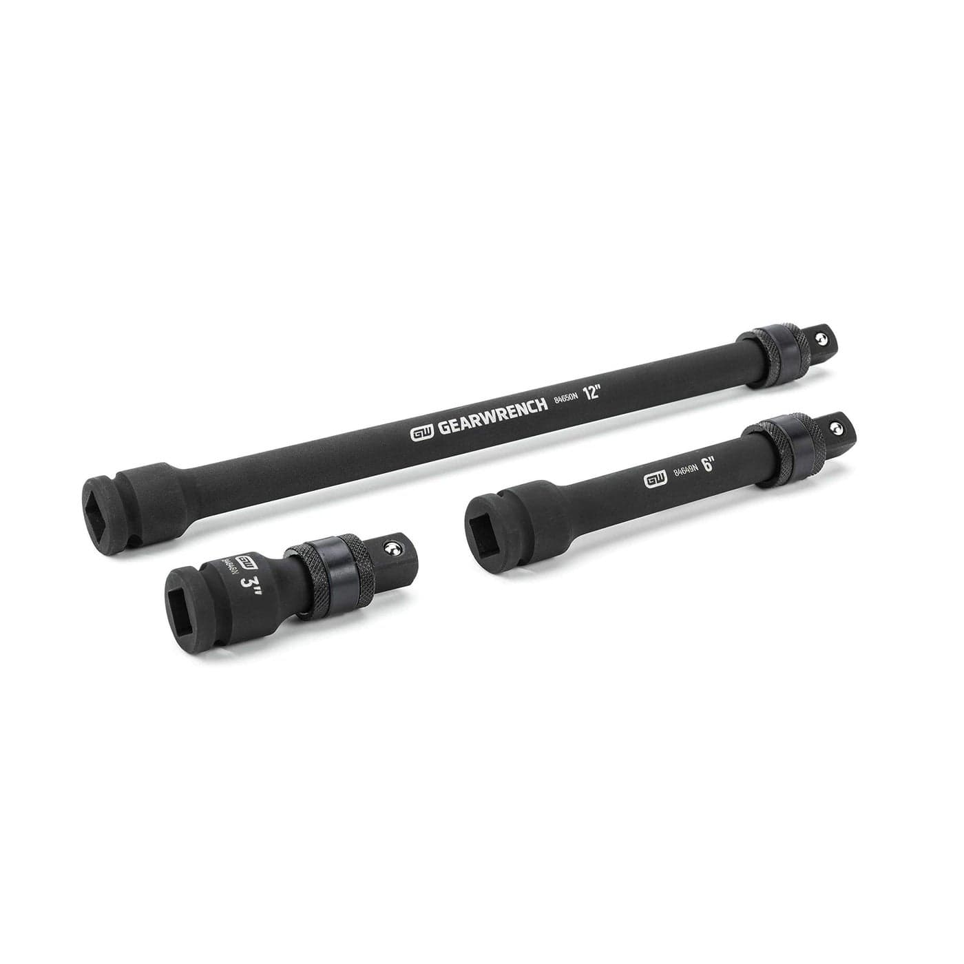 GEARWRENCH 3 Pc 12 Drive Locking Impact Extension Set Includes 3 6 12 84951N