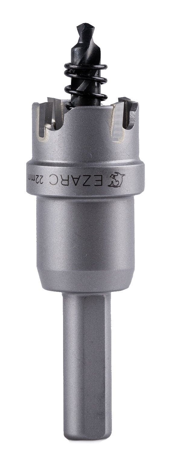 EZARC Carbide Hole Saw Heavy Duty Hole Cutter for Stainless Steel Sheet Metal 78 22mm