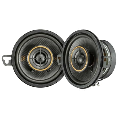 Kicker 51KSC3504 KS-Series 3.5" Coaxial Speakers with .5" tweeters, 4-Ohm, Pair