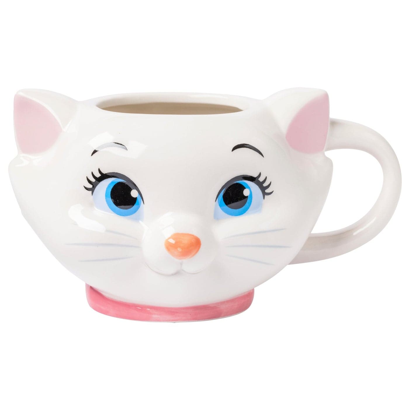 Silver Buffalo Disney Aristocats Marie Face Ceramic 3D Sculpted Mug 20 Ounces