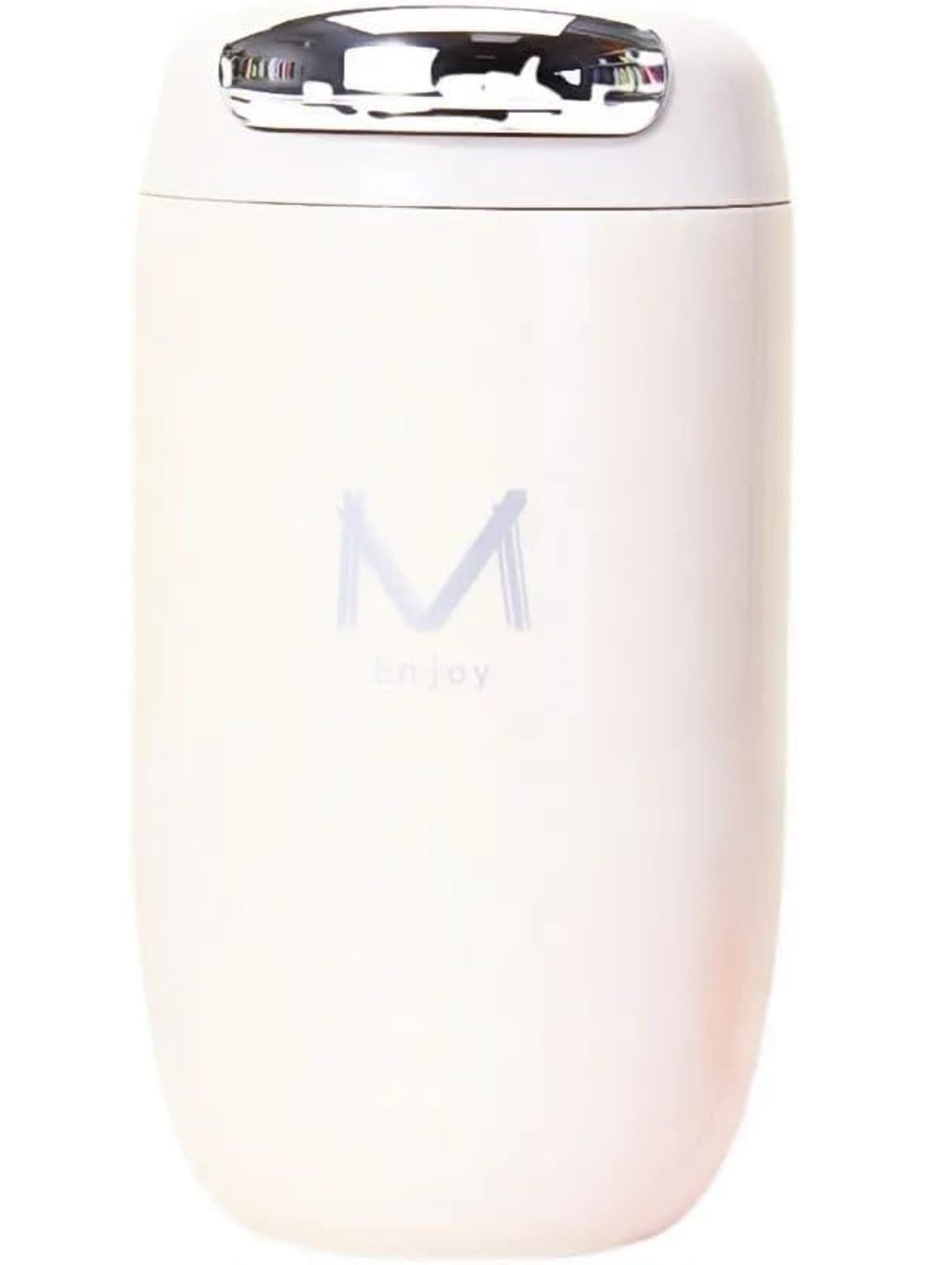 Travel Mug, Stainless Steel Vacuum Insulated Coffee Cup with Leak Proof Push on Lid for Hot and Cold Drinks, Double Walled Portable Tumbler for Office Car Commuting Camping, 360ml, White