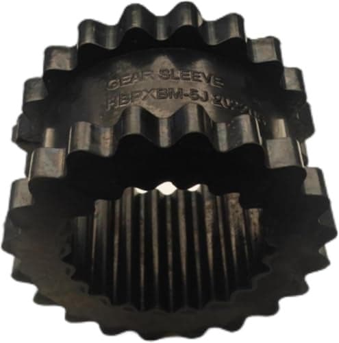 5J Coupling Sleeve Elastomer 5JE Gear Sleeve Solid Design, 2.94" OD, 1.56" Elastomer Length, 240 in-lbs Nominal Torque