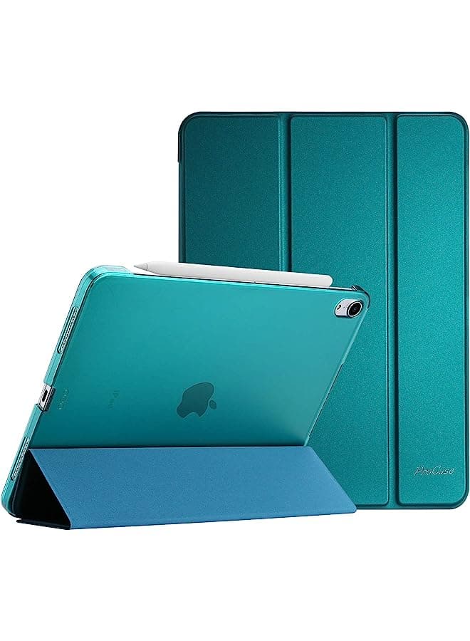 Ipad Air 5Th Generation Case 2022 / Ipad Air 4Th 2020 Case 10.9 Inch, Slim Stand Hard Back Shell Protective Smart Cover Cases For Ipad Air 5Th A2589 A2591/ Air 4Th Gen A2316 A2324 –Emerald