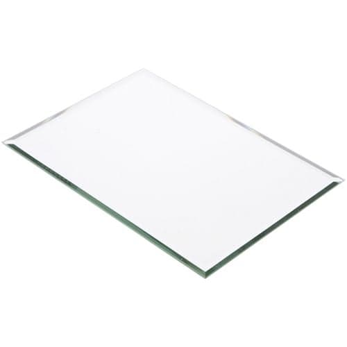Plymor 5" x 7" Rectangle, 3mm Thick Beveled Glass Mirror, Pack of 12