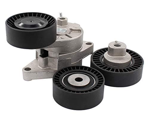 NewYall Pack of 3 Drive Belt Tensioner Idler Pulley Kit for BMW 323i 325Ci 325i 325is 325xi 328i 328is 330Ci 330i 330xi 525i 528i 530i M3 X3 X5 30 Z3 Z4