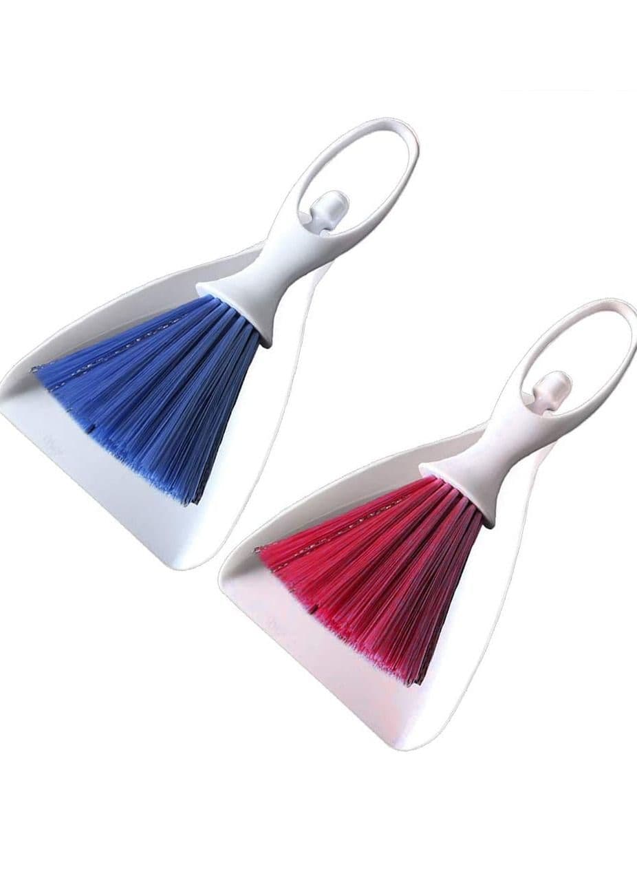 Mini Dustpan and Brush Deep Detail Cleaning Set, Gap Tool, Sweeping Up Tidying Your Home, Desk, Countertop, Key Board, Cat, Dog Other Pets, Dustpan(2 pieces)