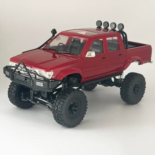 HLSFWDRIVE RC Rock Crawler 4x4 RC Truck 116 Scale RC Crawler WPL C641 Remote Control Truck Off Road RTR All Terrain 260 Motor 24GHz Fully Proportional Upgraded Chassis Hobby Vehicle for Adult