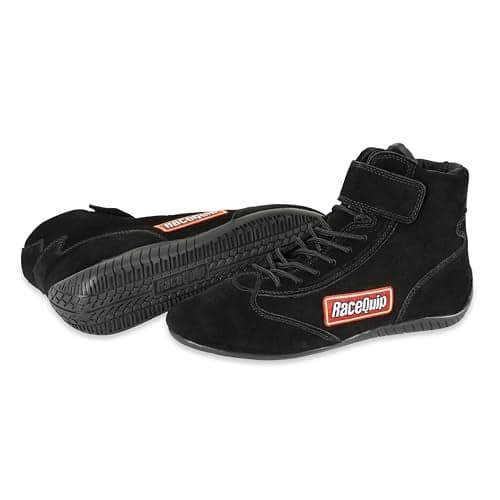 RaceQuipRQP 30300130RQP 303 Driving Shoes Mid-Top SFI 3.3/5 Black Size 13