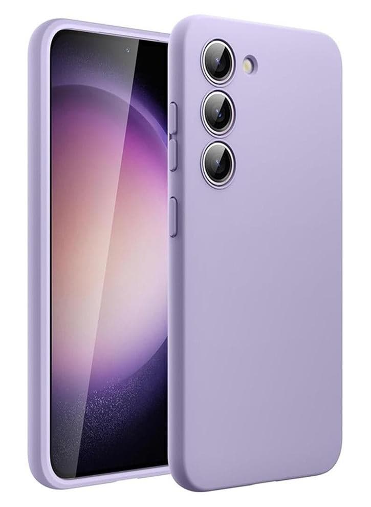 Case for Samsung Galaxy S23 5G 6.1-Inch, Soft TPU Thin Protective Phone Cover with Matte Finish, Anti-Fall Drop Protection, Shockproof Case For Samsung Galaxy S23 (Purple)