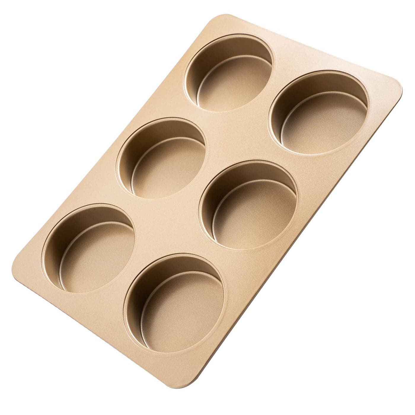 Yomvzake Hamburger Bun Pan Deep Dish Cookie Pan Nonstick Hamburger Bread Forms 4 Inch Cake Pan Mini Round Disc Pan for Baking Burger Buns English Muffin Whoopie Pies Muffin Top