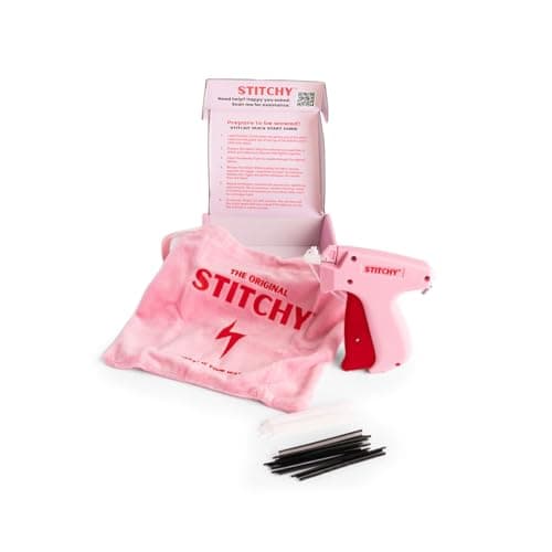 Stitchy NoSew Hemming Tool Easy Portable ProfessionalGrade Tagging Gun for Quick Temporary Hems on Pants Skirts Dresses and Sleeves