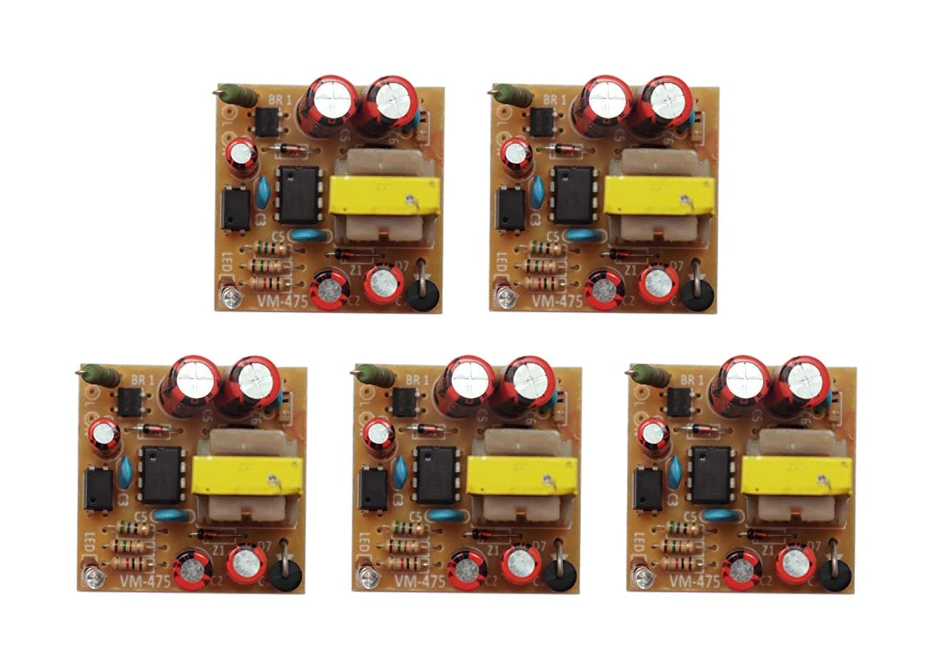 Electronicspices PCB 2A 220V AC to 5V DC SMPS Power Supply Circuit Board (Pack of 5)