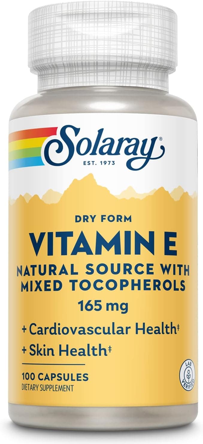 Vitamin E Capsules 165 mg for Adults
