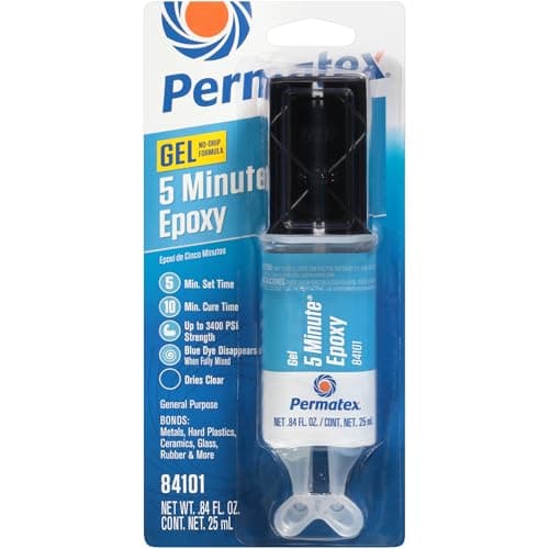 Permatex 84101 PermaPoxy 5 Minute General Purpose Epoxy 084 oz